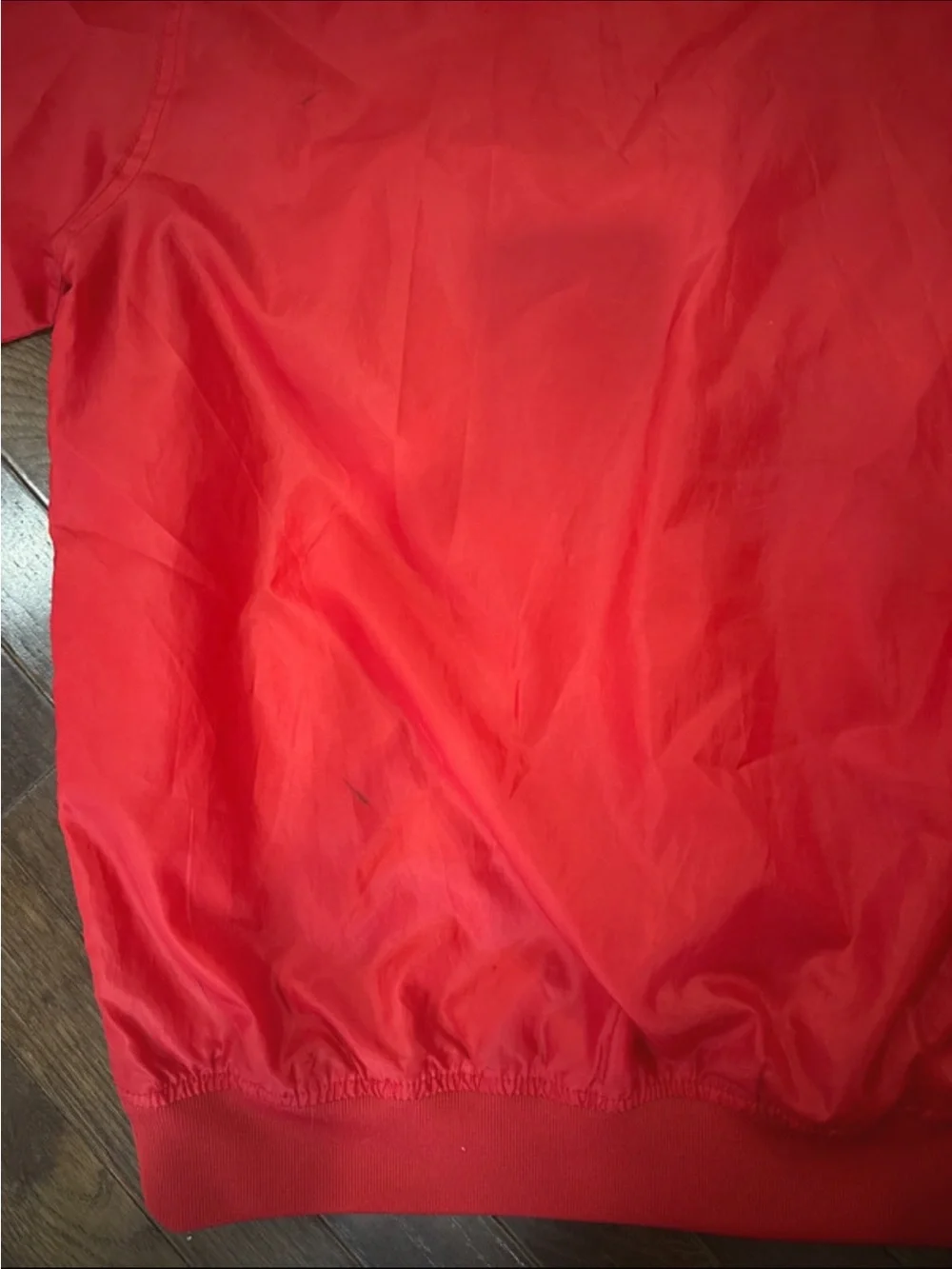 Red Nebraska Huskers V-Neck Pullover Jacket